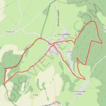 Autour de Vauban - Bazoches GPS track, route, trail