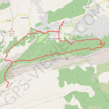 Vallon des Betons GPS track, route, trail