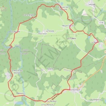 [Itinéraire] VTT "Histoire et Patrimoine" Ouest GPS track, route, trail