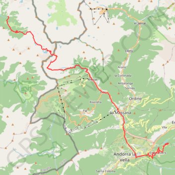 Les Isards - J3 GPS track, route, trail