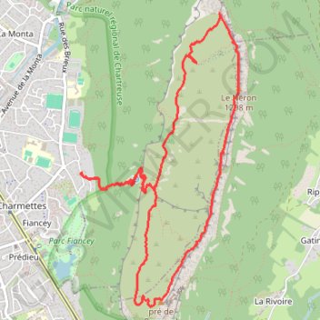Aretes-Neron GPS track, route, trail