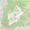 Les Côtes de Clermont - Durtol GPS track, route, trail