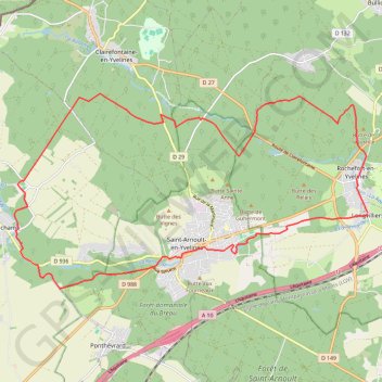 Longvilliers GPS track, route, trail