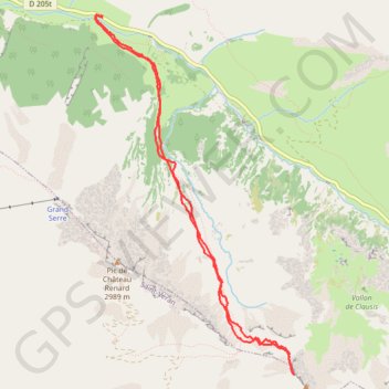 Le Queyron GPS track, route, trail