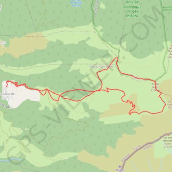 Pic de Burat - Gouaux de Luchon GPS track, route, trail