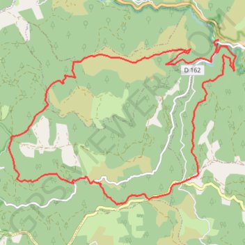 Le Plan de Fontmort par Magistravols - Cassagnas GPS track, route, trail