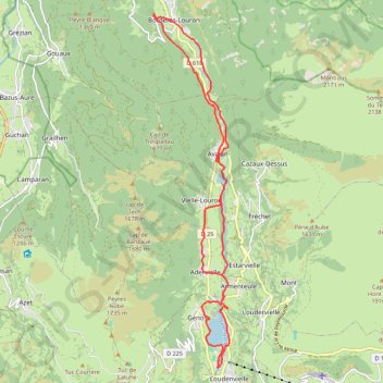 Parcours VTT XC n°1 GPS track, route, trail