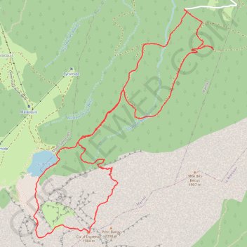 Voie des Dalles (TA) GPS track, route, trail