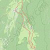 Menthières - Crêt d'eau GPS track, route, trail