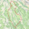 11-Cr&ecirc;tes et vignobles de Monein Lacommande GPS track, route, trail
