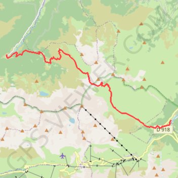 Col d'Aouet ou la traversée Artigues - Chiroulet GPS track, route, trail