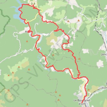 Avène Réservoir GPS track, route, trail