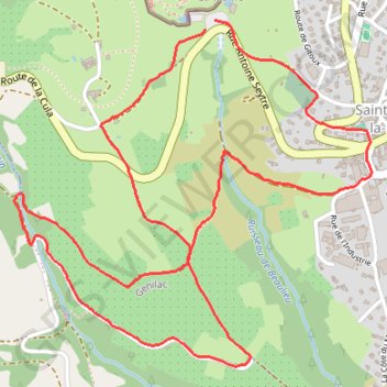 Saint-Martin la Plaine GPS track, route, trail