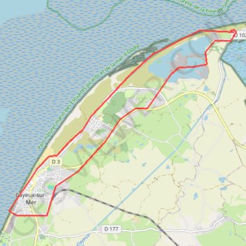 Le hourdel cayeux GPS track, route, trail