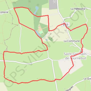 Saint-Germain-de-Tournebut (50700) GPS track, route, trail