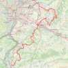 GR422 Sur les pas de Charles IX. De Lyon (Rhône) à Roussillon (Isère) GPS track, route, trail