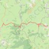 Tour des Monts d'Aubrac. De Laguiole à pont de Gournier GPS track, route, trail