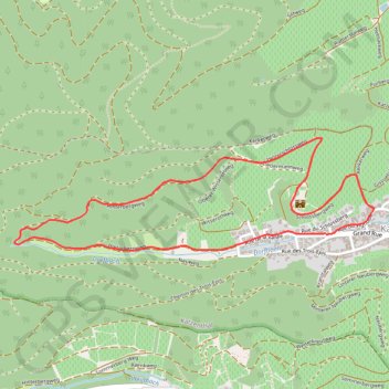 Les hauteurs de Katzenthal GPS track, route, trail