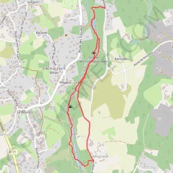 Les Traouiros GPS track, route, trail