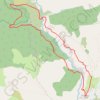 Gorges du petit Buech GPS track, route, trail