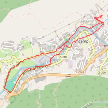 Andorre arche Encamp le ars GPS track, route, trail