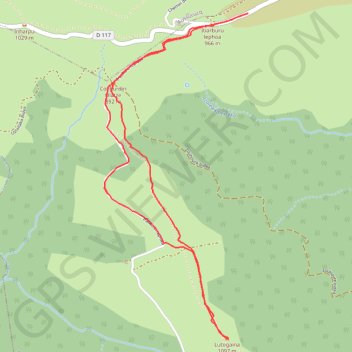 Col de lutogagne GPS track, route, trail