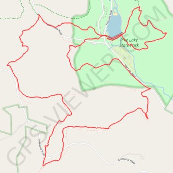 Pike Lake Loop GPS track, route, trail