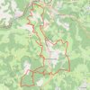 Les puys de Sainte-Fortunade GPS track, route, trail