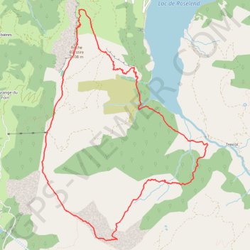 Roche Parstire par les Joly et Couvercle depuis la Barme GPS track, route, trail