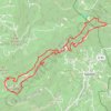 La Grande Montagne, Rocher de Saint-Amand GPS track, route, trail