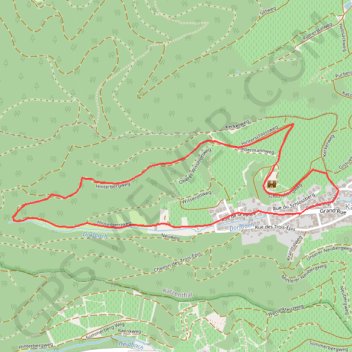 Les Hauteurs de Katzenthal GPS track, route, trail