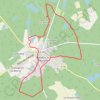 Circuit autour d'Yvoy-le-Marron GPS track, route, trail