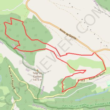 Boucle de Val Ferrière GPS track, route, trail