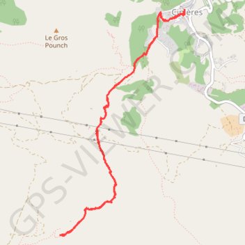 Source au-dessus de Cipières GPS track, route, trail