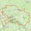 Marche des Châteaux - Saint-Pierre-la-Noaille GPS track, route, trail