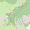 Cascades de glace GPS track, route, trail