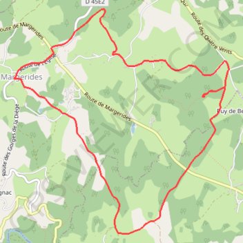 2000 ans d'histoire vous regardent - Margerides - Pays de Haute Corrèze GPS track, route, trail
