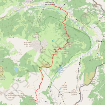 TraversÃ©e des alpes par le GR5 GPS track, route, trail
