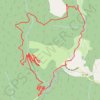 Pic de l'Aigle, Tour par Chemin des Gardes et col de l'Airnoux GPS track, route, trail