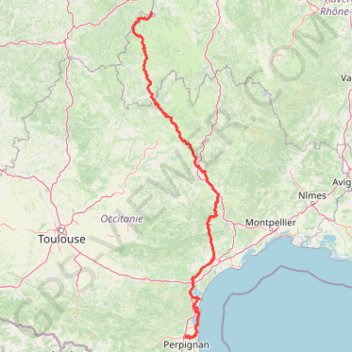 Parcours 1 GPS track, route, trail