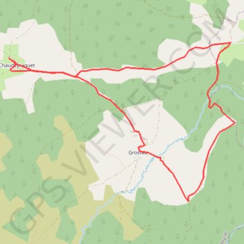 Balade chaudeyrax GPS track, route, trail