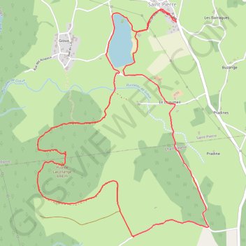 Saint Pierre (Cantal) GPS track, route, trail