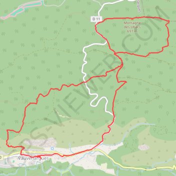 Sortie 11_Vauvenargue_12.7km_353m+ GPS track, route, trail