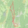 Chute de la Druise et Canyons des Gueulards GPS track, route, trail