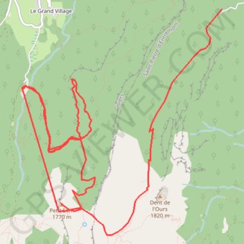 La ruchère GPS track, route, trail