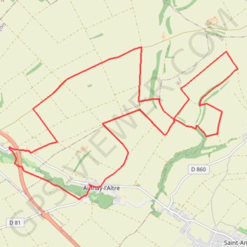Circuit de Aulnay-l'Aître GPS track, route, trail