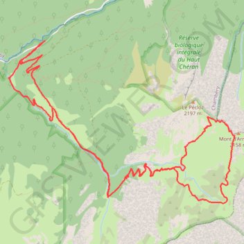 Mont d'Armenaz GPS track, route, trail