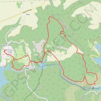 Gorges de baudinard GPS track, route, trail