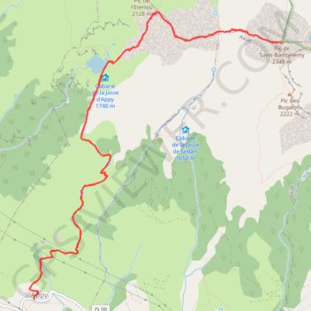 Le saint barthelemy GPS track, route, trail
