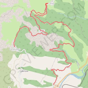 Corse - ES 9: PONTE NOVU - CANAVAGGIA GPS track, route, trail